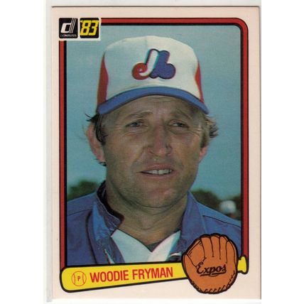 1983 Donruss baseball card 162 Woodie Fryman