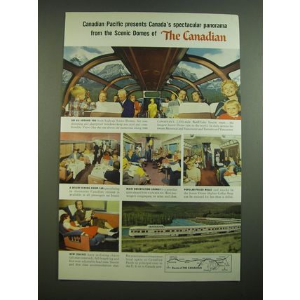 1956 Canadian Pacific Railroad Advertisement