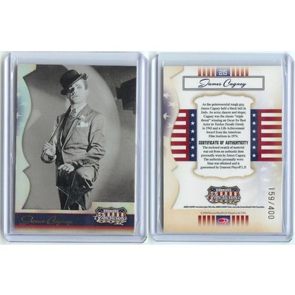 James Cagney Costume Card 159/400 Donruss Americana #215