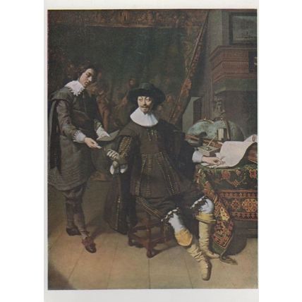 Thomas De Keyser Portrait Of Juygens National Gallery Painting Postcard