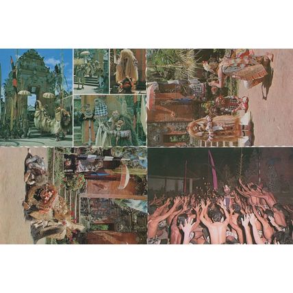 Bali Cerita Tari Ketchap Barong 4x Indonesia Dance Postcard s