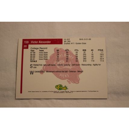 Victor Alexander 1991 Classic Four Sport NO. 159