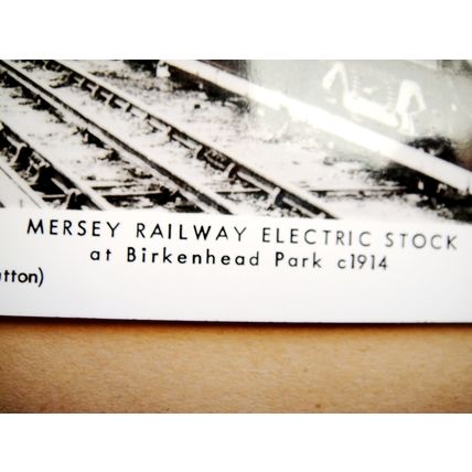 Postcard Mersey Electric Railway 1914, Pamlin Prints Unused