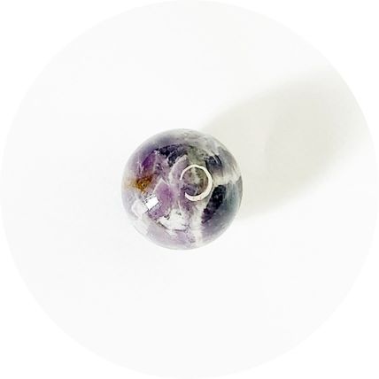 Amethyst Crystal Ball Mini Pocket Size Healing Premium Gemstone Sphere 16mm NB14