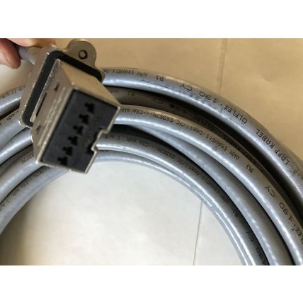 NEW INTERCON ROBOTIC MACHINE CABLE ASSEMBLY CORDSET GMP-001-020 HF,E63634,EV