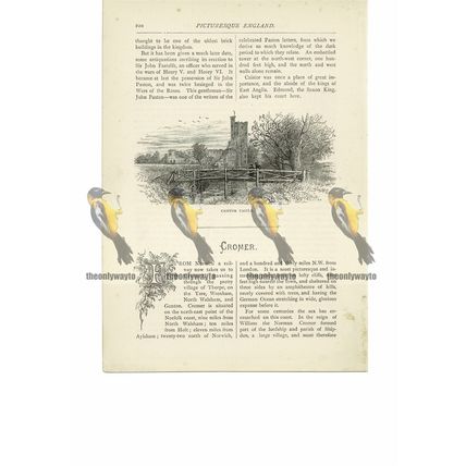 Caistor Castle, Lincs, Book Illustration (Print), 1891