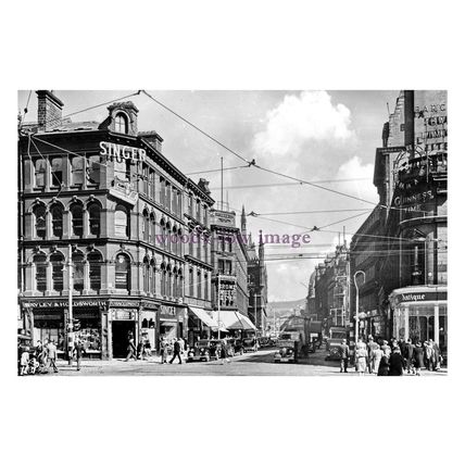 pt4963 - Market Street , Bradford , Yorkshire - print 6x4