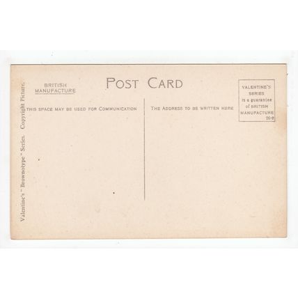 Holy Trinity Church Exmouth Postcard Devon Valentines Brownotype Series