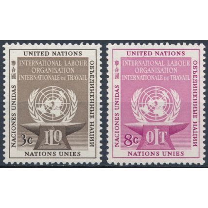 International Labour Organisation - UN New York 1954 - MNH - MiNr 29/30