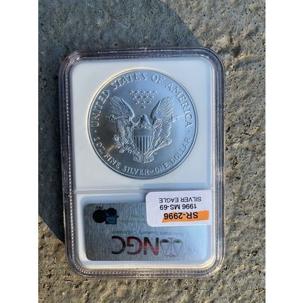 1996 American Silver Eagles NGC MS69 Key Date