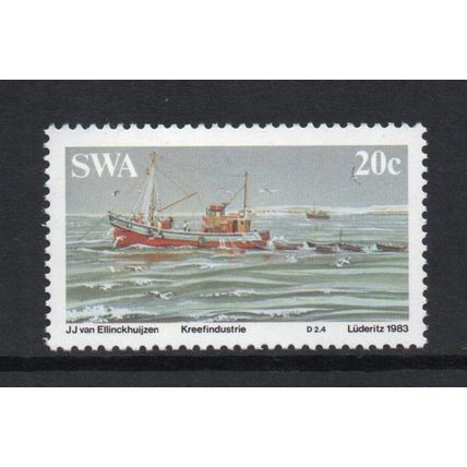 South West Africa - 1983 - 20c Lobster Industry (sg420) MNH