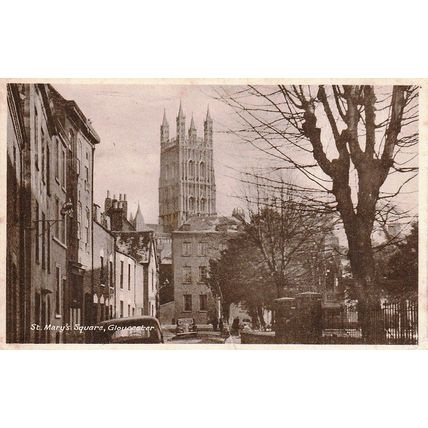 Genealogy Postcard sent to Miss A WYATT, Linwood nr Ringwood, HAMPSHIRE