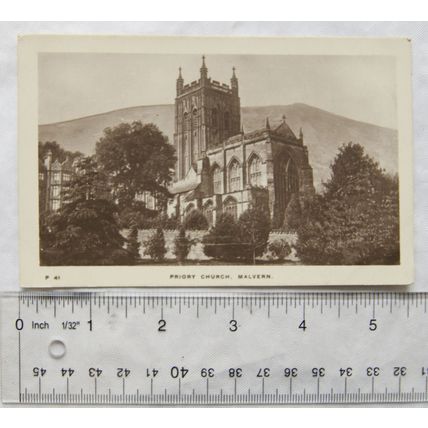 vintage postcard Priory Church, Malvern ref.2