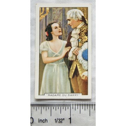 1935 Gallaher's Film Scenes No. 48 Madam du Barry