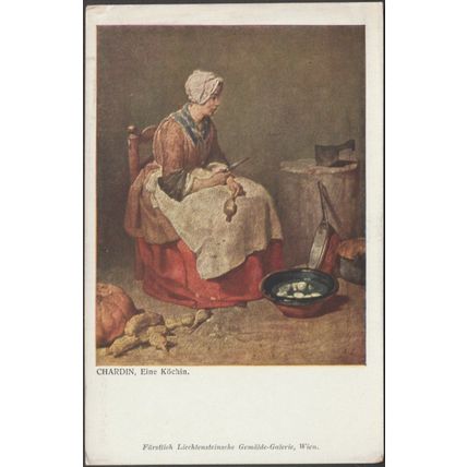 Jean-Baptiste-Siméon Chardin - Eine Köchin, c.1920s - Galerie Verlag AK