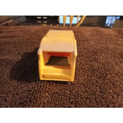 Old Vintage 1979 Matchbox Superfast Refuse Truck Green & Yellow # 36 Scale 1:64