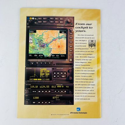 Plane & Pilot Magazine August 2000 RARE UPS Airlines Advertisement!