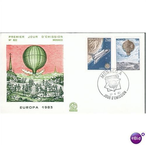 Monaco FDC 1983 - SG 1613-1614 - Europa 83 (2)