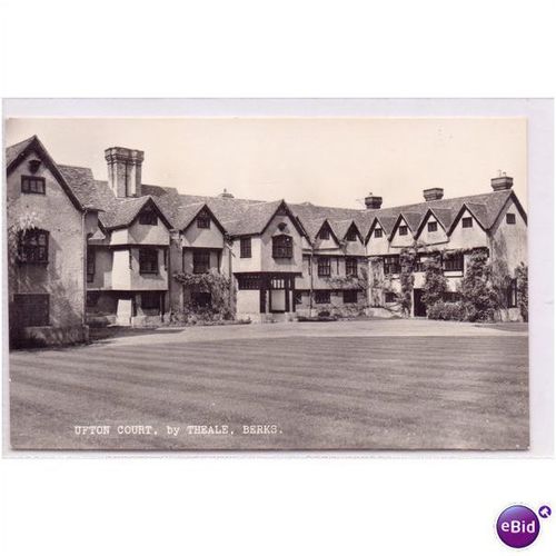 berkshire postcard upton court by theale rp unposted