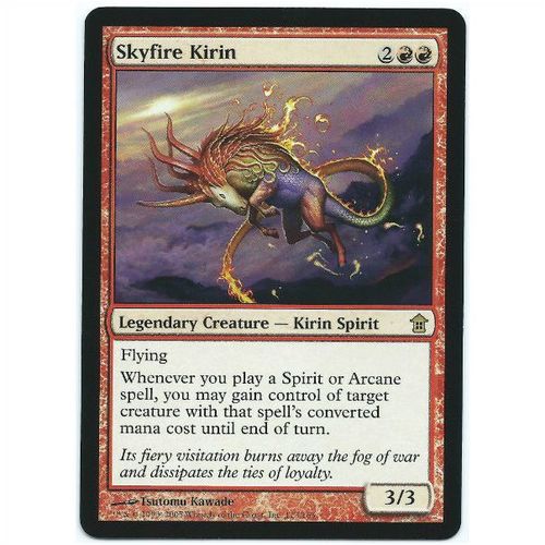 Magic the Gathering - Saviors of Kamigawa - #113/165 - Skyfire Kirin