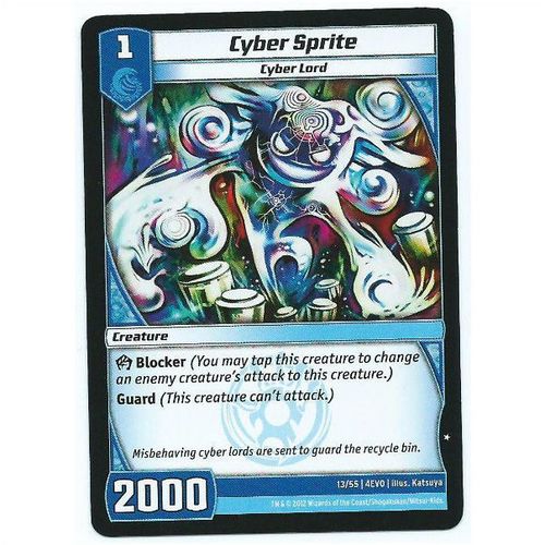Kaijudo - Evo Fury - 13/55 - Cyber Sprite