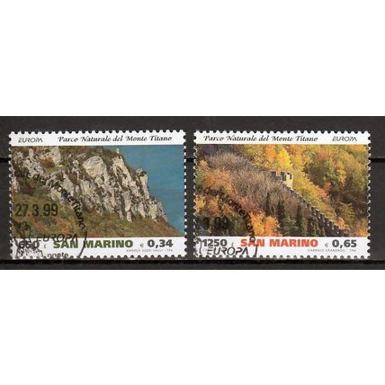 San Marino Europa Cept 1999 gestempeld