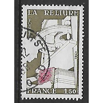 FRANCE 1981 HANDICRAFTS & BOOKBINDING 1F.50 BOOKBINDING PRESS SG2411 FINE USED