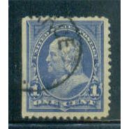 Used 264 1c Benjamin Franklin Almost Very Fine M02841