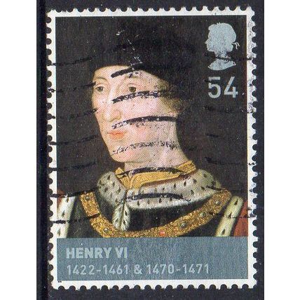 GB 2008 Houses of Lancaster & York - Henry VI 54p Used