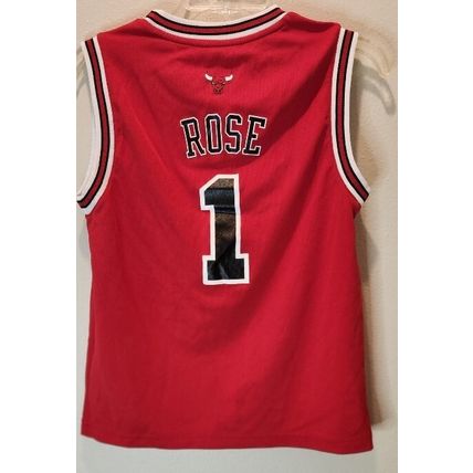 Chicago Bulls Derrick Rose Adidas Jersey NBA Basketball Shirt Boys size M
