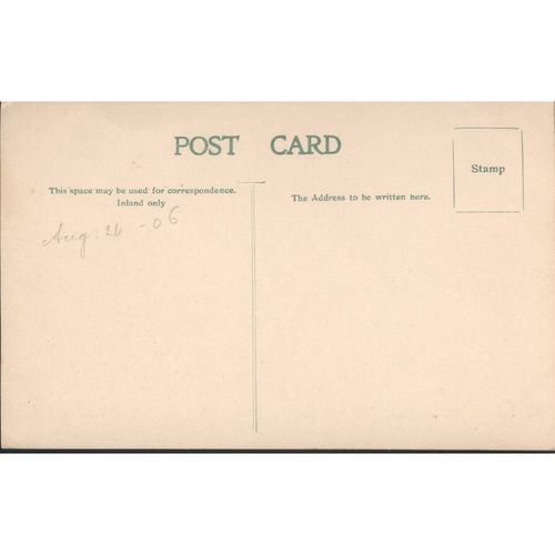 Antique GB PC - Old Ruins, Stanmore Church, London 1906