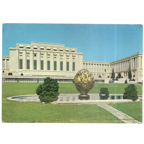PALACE OF NATIONS, Geneva, unused postcard.. =