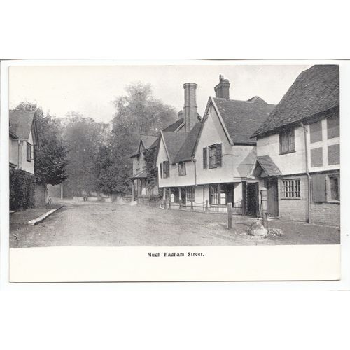 Much Hadham Street Scene Hertfordshire Postcard Tadman's Series