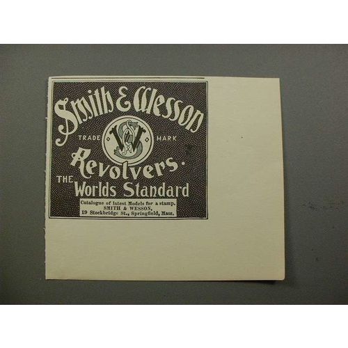 1900 Smith & Wesson Revolvers Gun Ad - The Standard