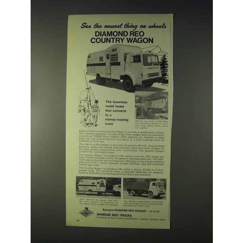 1969 Diamond REO Country Wagon Truck Motor Home Ad