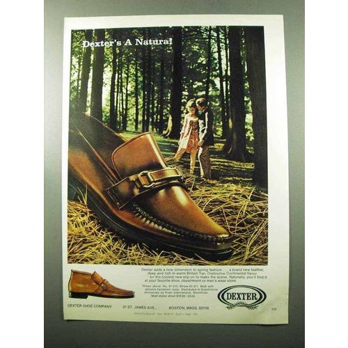 1969 Dexter No. 61-510 and 61-511 Shoes Ad - A Natural