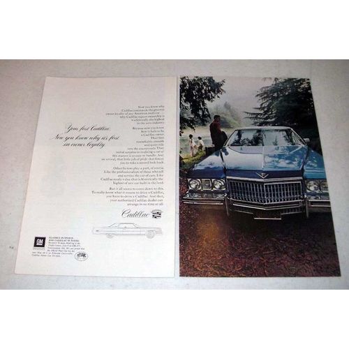 1973 Cadillac Car Ad - Owner Loyalty!