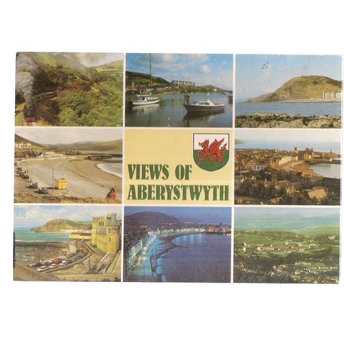 ABERYSTWYTH, multiview unused postcard by J. Arthur Dixon PDF 25408 =