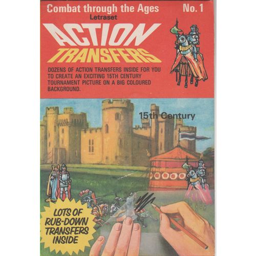 Action Transfers circa 1965 Combat through the Ages no 1 15th century see rest
