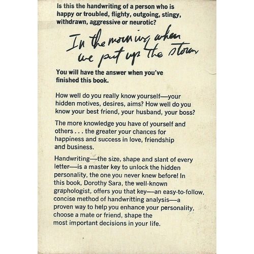 Handwriting by Dorothy Sara ( 1st. Printing | Bantam Mini Books | 1968 )
