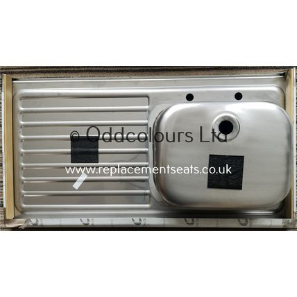 Armitage Shanks Doon 1200 x 650mm Stainless Steel 2TH Sink RHD S6004MY