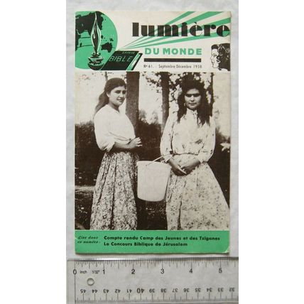 1958 Lumière du monde No. 61, Messager de la Jeunesse Évangelique Française