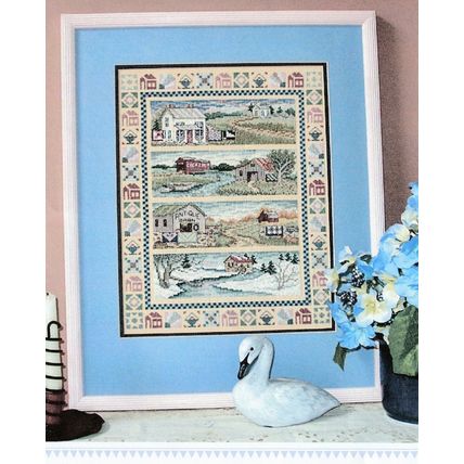 Counted Cross Stitch Pattern A Seasonal Sampling by Linda Myers #4