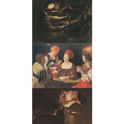Georges De La Tour St Joseph La Madelaine Terff 3x Painting Postcard s