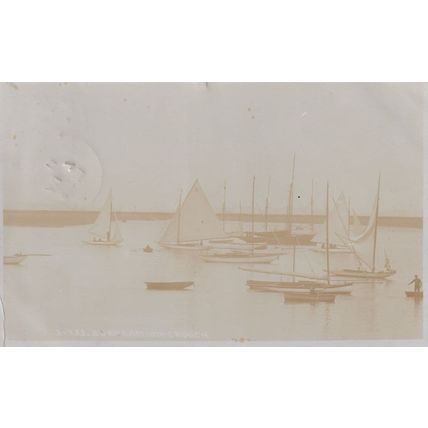 Woolwich Victoria Docks Antique Boat Ship London Postcard