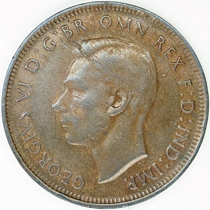 AUSTRALIA 1947 Halfpenny / ½ Penny (Perth Mint) (B - D)