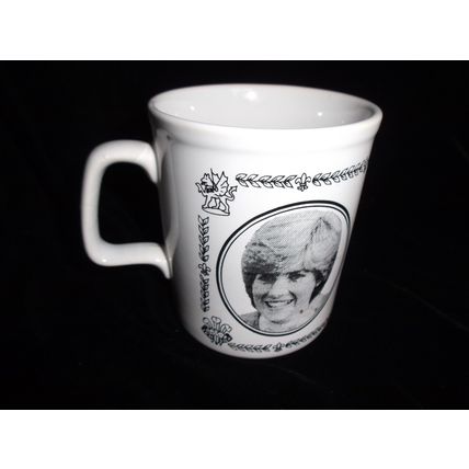 Prince Charles Lady Diana Wedding Mug 1981