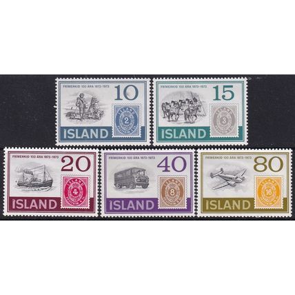 Iceland 1973 SG 504-8 UMM - Philately (E-995)