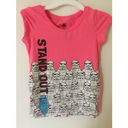 Preowned Star Wars Stormtroopers Standout Girls Medium 7/8 Shirt