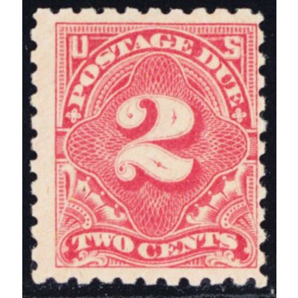 J53, Mint NH 2¢ Postage Due With APS Certificate CV $170 * Stuart Katz